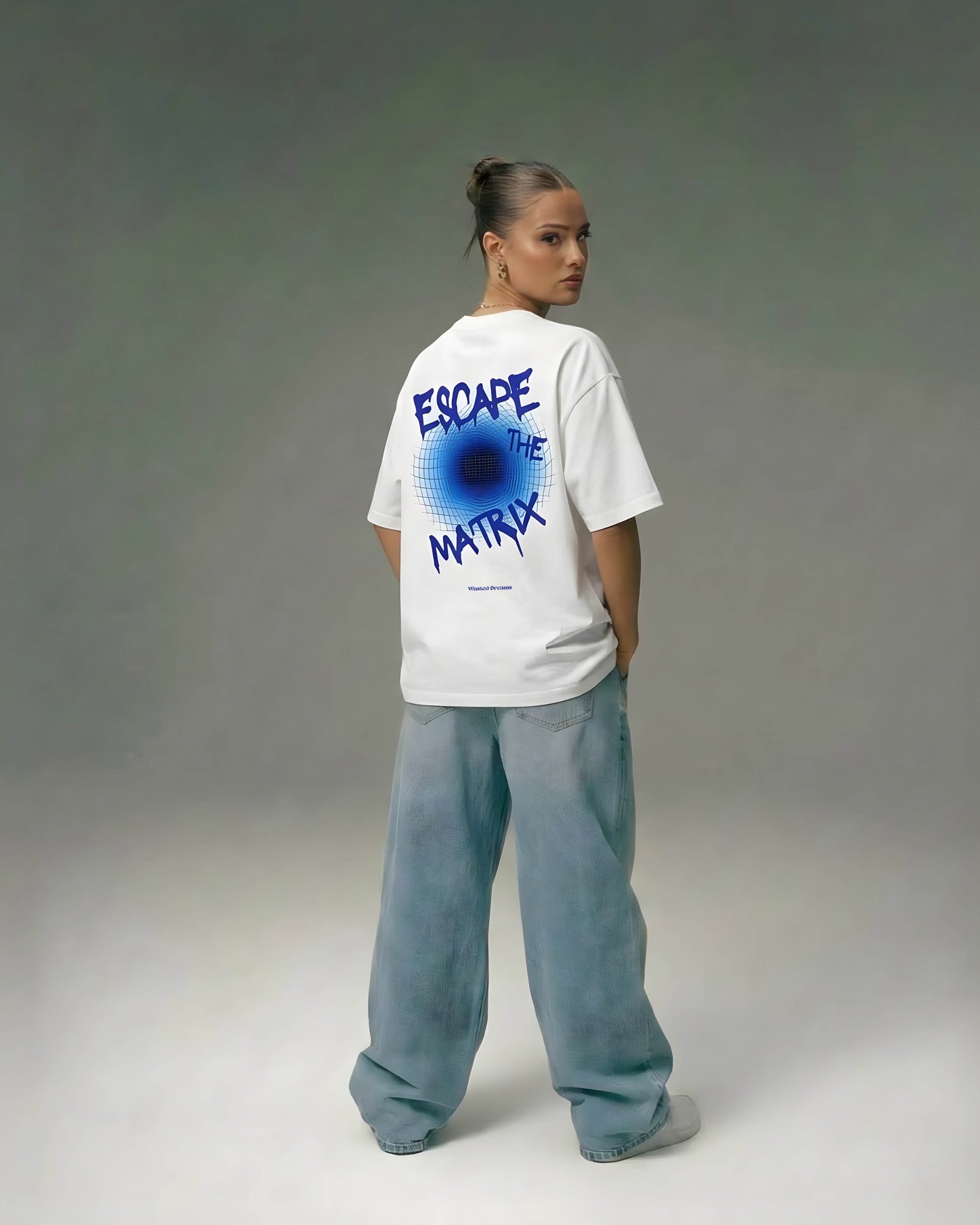 REALITY IS OPTIONAL, ESCAPE THE MATRIX OVERSIZED T-SHIRT