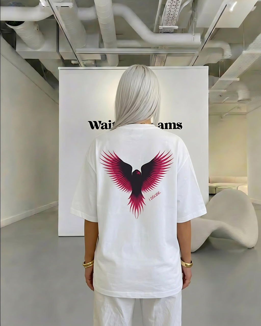 FREEDOM OVER COMFORT, I DECIDE OVERSIZED T-SHIRT