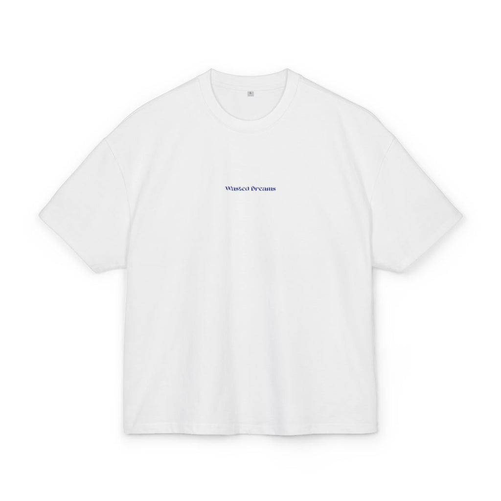 I'M LATE BUT WORTH THE WAIT OVERSIZED T-SHIRT white