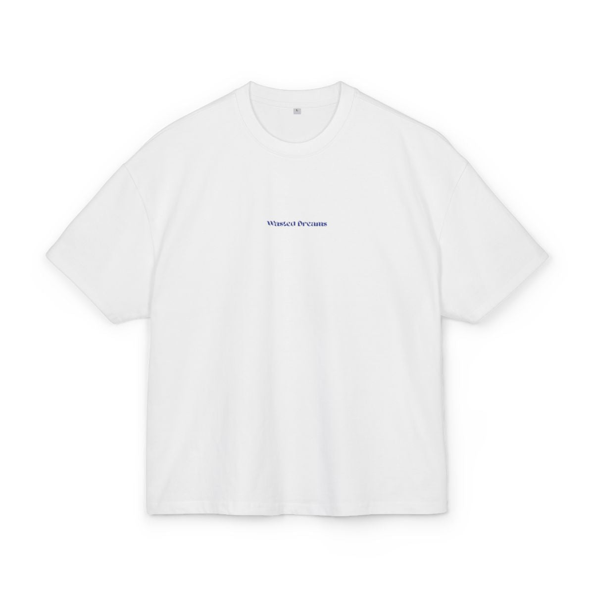 I'M LATE BUT WORTH THE WAIT OVERSIZED T-SHIRT white