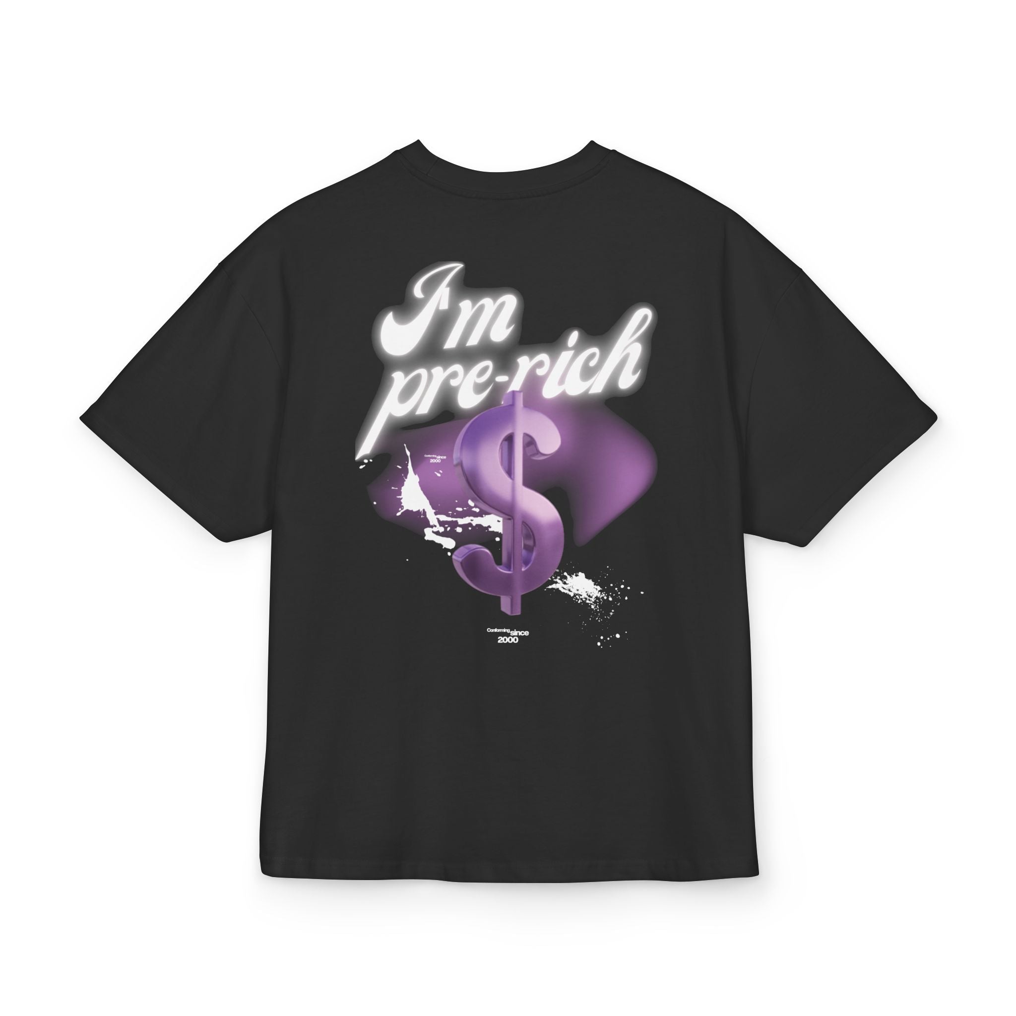 I_M_PRE-RICH_OVERSIZED_T-SHIRT_BLACK AND PURPLE