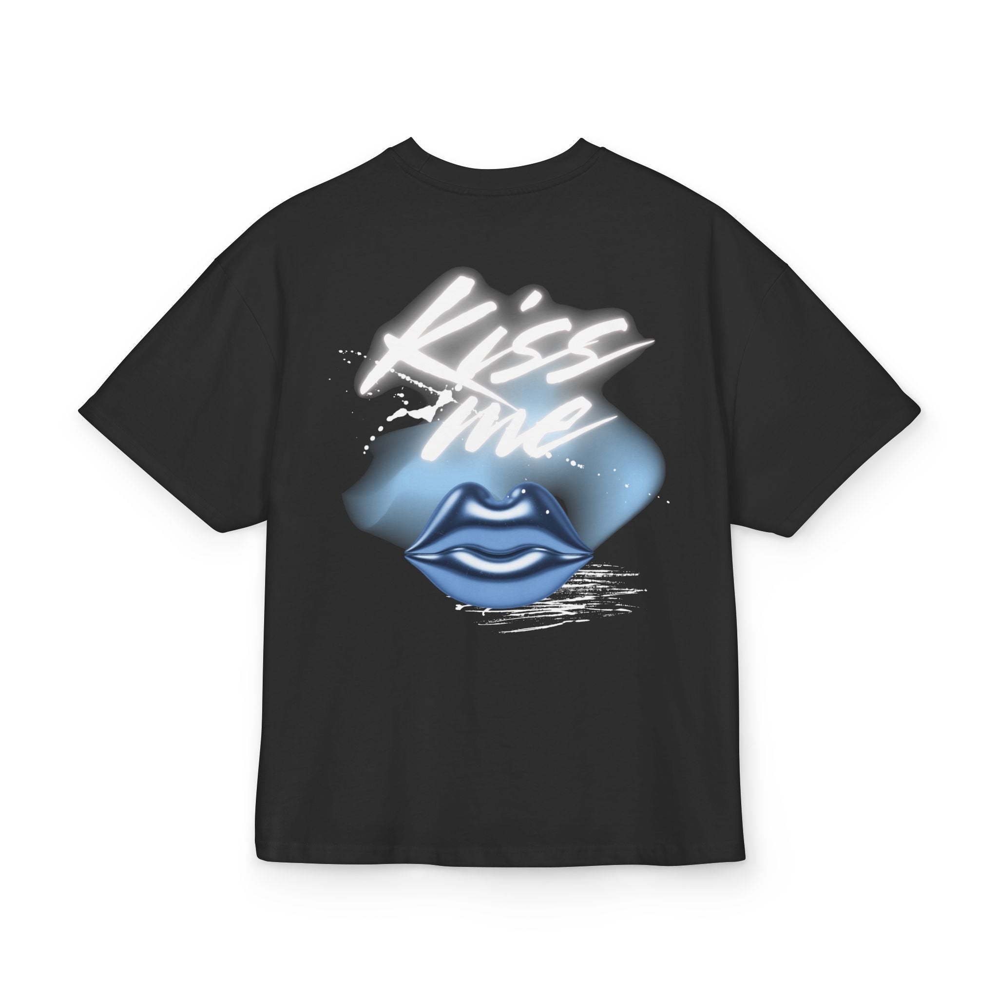 KISS_ME_OVERSIZED_T-SHIRT_BLACK