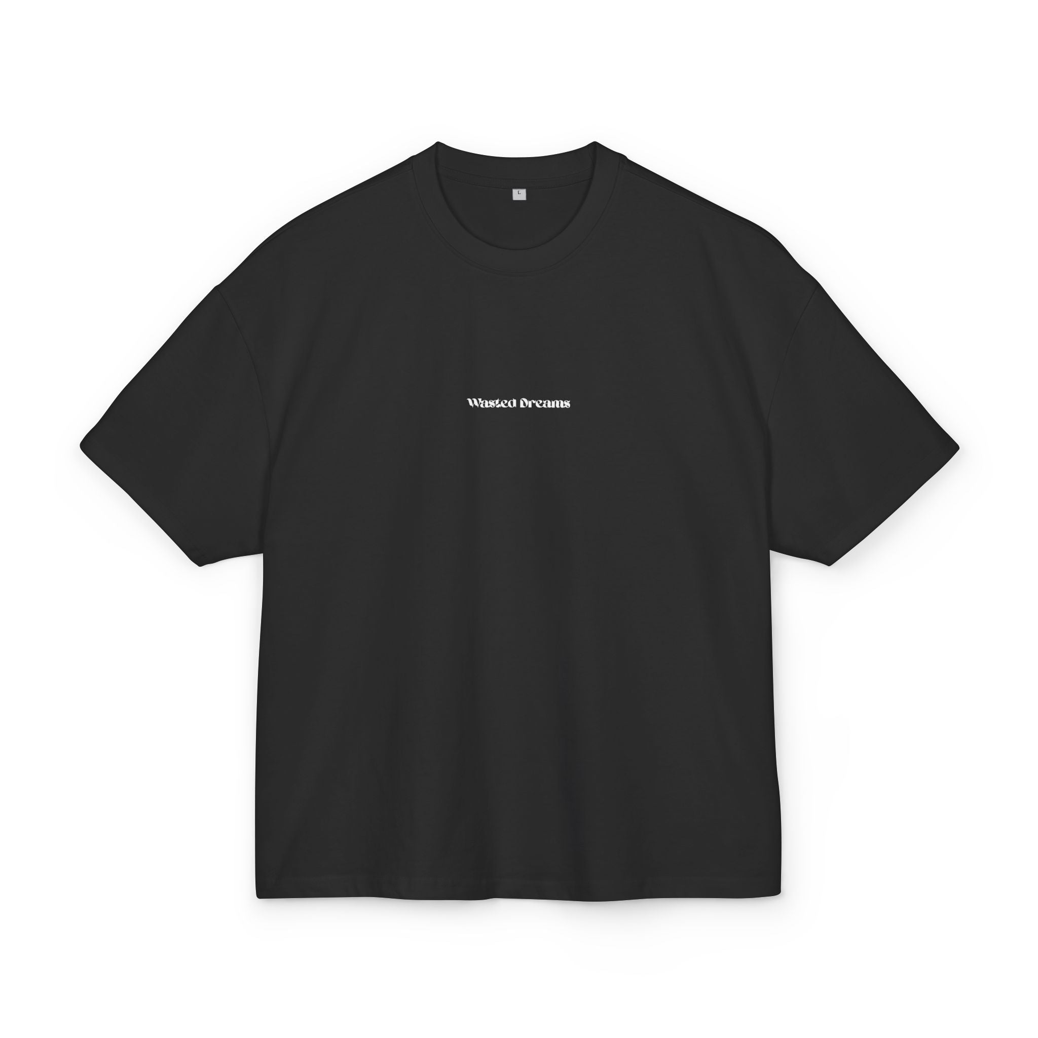 KISS_ME_OVERSIZED_T-SHIRT_BLACK_AND_BLUE WASTED DREAMS