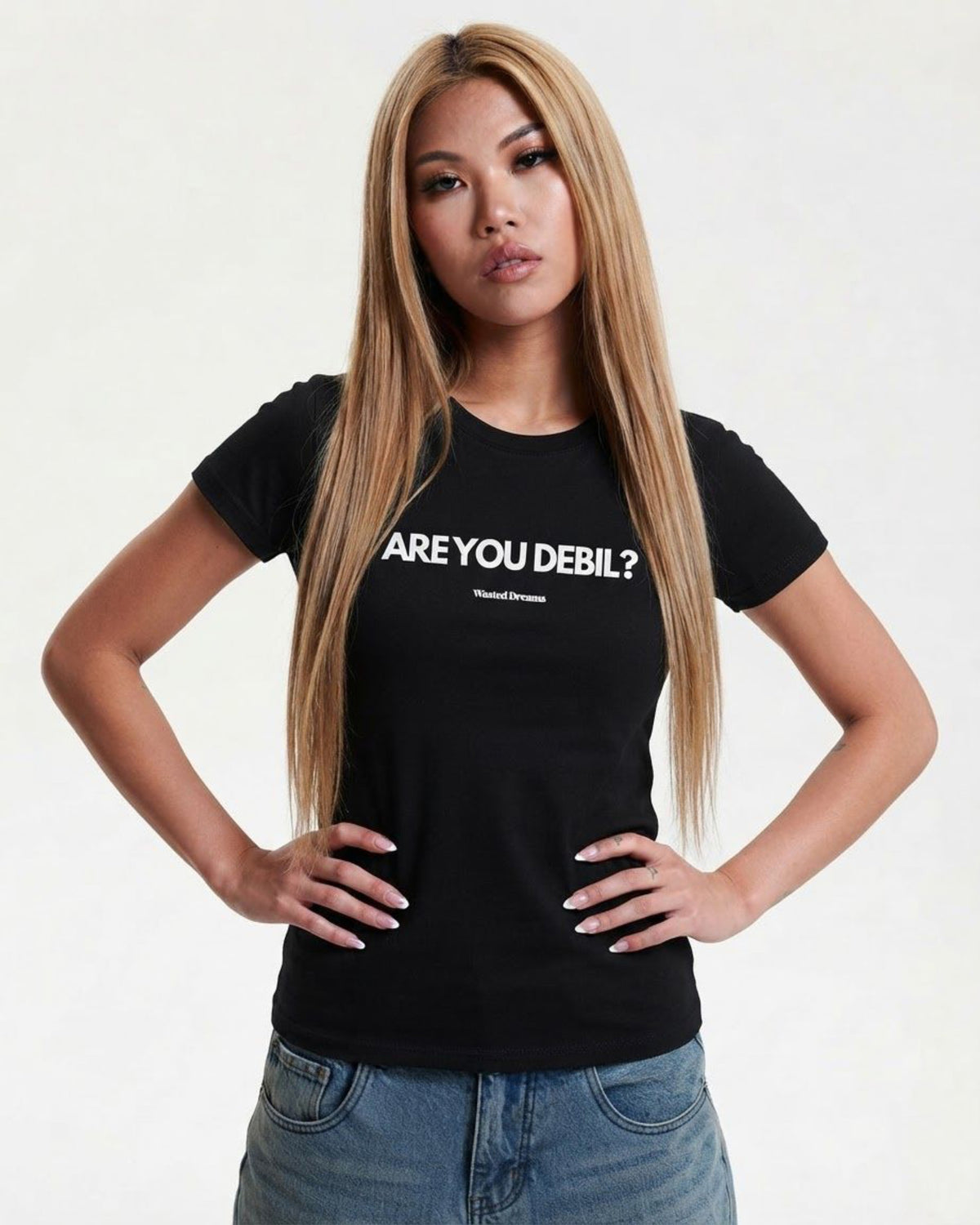 ARE YOU DEBIL SEMI-FITTED T-SHIRT