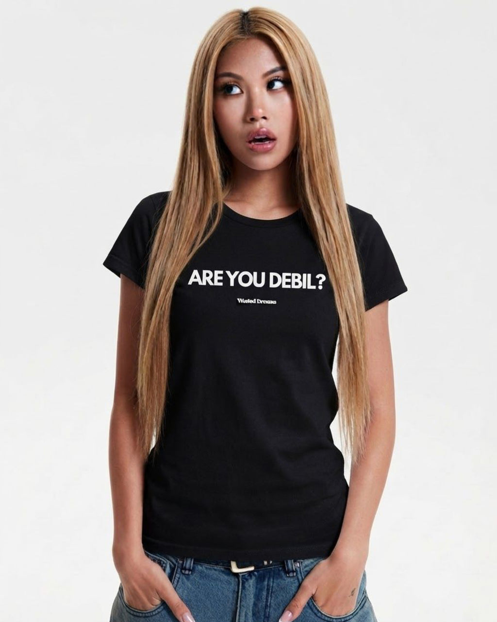 ARE YOU DEBIL SEMI-FITTED T-SHIRT